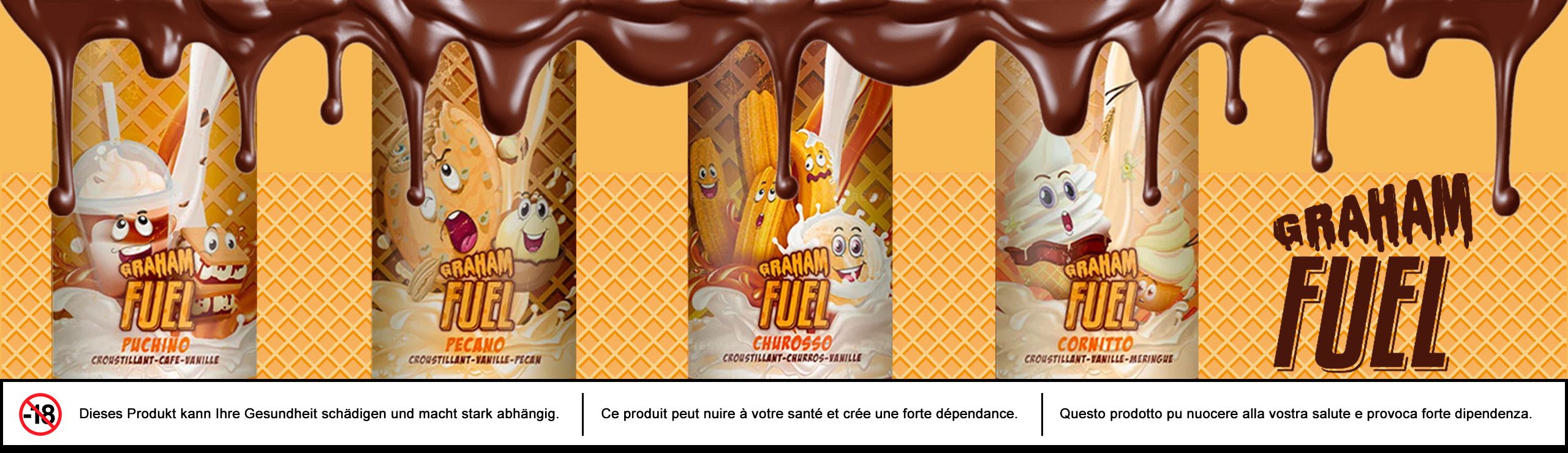 Graham Fuel, Gourmand, 100ml, Desserts